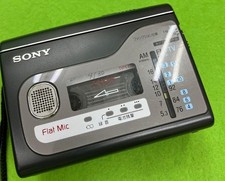 Sony TCM-F48 Portable Cassette Recorder FM/AM Radio Speaker Fully Functional picture