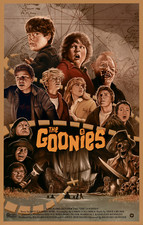 1985 The Goonies Movie Poster Print 11X17 Mouth Chunk Sloth 🏴‍☠️☠🍿 picture