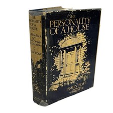 The Personality of a House Emily Post 1934 Revised Edition Hardcover Dust Jacket picture