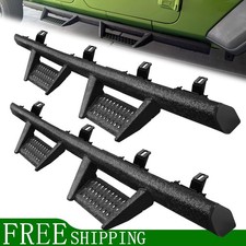 For 20-26 Jeep Gladiator JT 4 Door Side Step Rails Drop Bar Running Boards picture