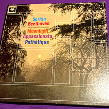 Rudolf Serkin Beethoven Moonlight Appassionata Pathétique Columbia LP 1963 picture