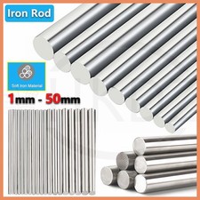 99.99% High-Purity Iron Rod Diameter 1mm- 50mm Electrodes Round Bar Length 100mm picture