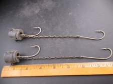RARE Unique Style Vintage Saltwater Fishing Eel Skin Jig Striper Rig 2 Rigs picture