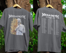 Megadeth Farewell Tour 2026 T-Shirt, Heavy Metal Band Tee, Vintage Style Rock Me picture