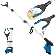 43 Inch Grabber Reacher Tool, Grabbers for Seniors Heavy Duty, 43 Inch, Blue picture