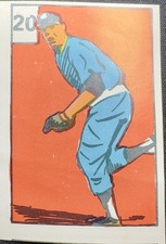 VINTAGE 1972 REYAUCA VENEZUELA BASEBALL STICKER CARD #20 MICKEY MANTLE VERY RARE picture