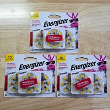 Energizer Size 10 Hearing Aid Batteries 24 Pack,  LOT OF 3 PACKS Exp: 2028+ picture