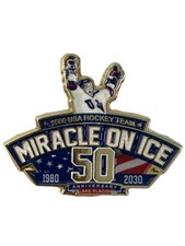 1980 Miracle on Ice 50th Anniversary  (1980-2030) Official Collectors  Pin picture