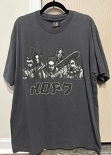 Vintage 1999 KORN BAND T-Shirt Mens LARGE Cartoon Anime RARE picture