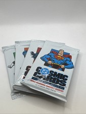 1991 Impel DC Cosmic Cards Inaugural Edition Lot of 4 Sealed Packs Super Heroes picture