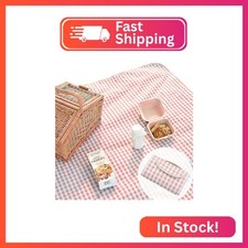 Beyond Thursday Cute Gingham Picnic Blanket, Waterproof Foldable, in Large 80x60 picture