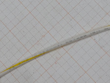 Southwire #22awg 7x30T UL-1569/1007 Hook-Up Wire White w/ Yellow Spiral /100ft picture