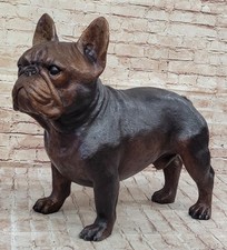 Hand Made Extra Large Bulldog Bull Dog Genuine Bronze Sculpture by Moigniez picture
