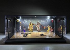 Michael Jordan & Kobe Bryant custom LED sports card display case  picture