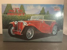 Minicraft 1948 MG TC MIDGET Model Kit in 1:16 Scale New in Original Box 2008 picture