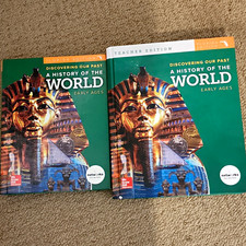 McGraw Hill Discovering Our Past: World History Early Ages FL Teacher Ed HC picture