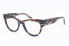 NEW KARL LAGERFELD KL6065 430 BLUE GOLD TORT AUTHENTIC DESIGNER EYEGLASSES 53-18 picture