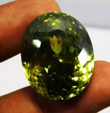 98.66 Ct+ Green Color Natural Cambodia Oval Cut Huge Zircon Loose Gemstone picture