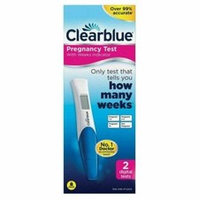 Clearblue Digital with Weeks Indicator Pregnancy Test- 2 Count- FAST US SHIPPING picture