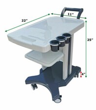 1 PC Portable 3 Holes Mobile Trolley Cart for Ultrasound Imaging Scanner System picture