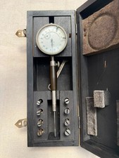 Helios Precision Small Hole Sub-Bore Gage Set 6-10mm 1/10000 Indicator Germany picture