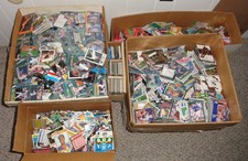 Assorted Sports Cards Medium Flat Rate Box Full Over 11 lbs See Photos picture