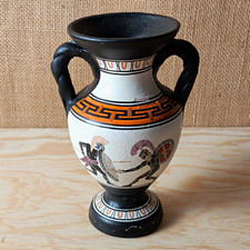 Vintage Greek Handmade Pottery Vase 7