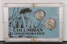 1892 & 1893 Columbian Exposition Silver Half Dollar 2-Coin Set Washington Mint picture