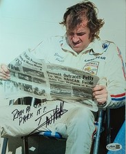 David Hobbs Signed 8x10 Photo Autographed JSA COA NASCAR IndyCar F1 Racing Quote picture