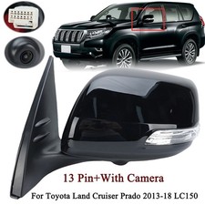 13Pin Left Heated Camera Side Mirror For Toyota Land Cruiser Prado 2013-2018 LC1 picture
