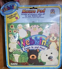 NEW VTG Webkinz “Country Living” Mouse Pad WITH CODE SEALED ORIGINAL 2000S picture