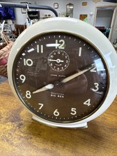 Vtg 1949 Westclox Big Ben Cream/Brown 48 Hour Clock Wind-Up Made In USA picture