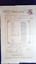Serbia  / 1909 Academic Grades Document w/ (1) stamp -  Lot 0625005 picture