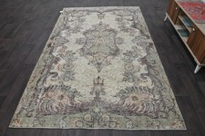Oushak 5x9,Turkish Rug,vintage,anatolian,BEIGE,kilim,Bohemian,handmade,wool picture