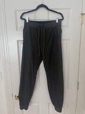 Lululemon Men's ABC Jogger Size L Dark Olive Warpstreme Tapered Pants LM5AOLS picture
