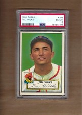 1952  TOPPS  TED  WILKS  #  109     PSA  6 picture