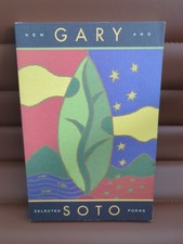 New and Selected Poems by Gary Soto 1995 Signed picture