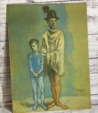 1905 PABLO PICASSO Saltimbanques Series Rose Period Etching/Drypoint on Board picture