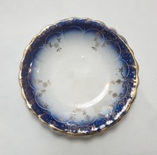 LA  FRANCAISE BUTTER PAT  Vintage/Antique  FLOW BLUE picture