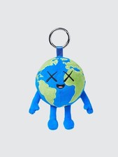 Uniqlo x Kaws Universe Earth Blue Charm Keychain - Brand-New picture