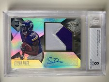 2015 Panini Certified Freshman Fabric Stefon Diggs RPA RC Patch AUTO /799 picture