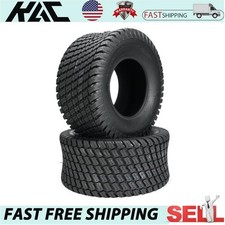 Two 26x12.00-12 26x12-12 26x12x12 Lawn Mower Garden Turf Tires 4 Ply  picture