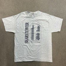 Vintage 1998 Chicago Sears Tower T-Shirt Sjze Large picture