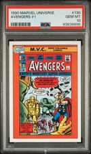 1990 Impel Marvel Avengers #1 130 PSA 10 picture
