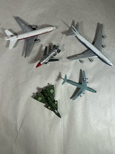 Vintage Airline Jet Toy Lot of 5 USAF United Pan Am Fighter Jet Collectible picture