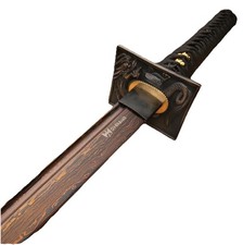 Shinwa Black Knight 40” Hand Forged Damascus Steel Katana  picture
