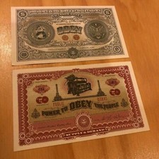 Shepard Fairey Obey Giant Currency Double Sided Art Print E. Pluribus Venom RARE picture