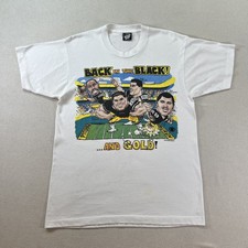 Vintage 80s Pittsburgh Steelers Shirt Mens L NFL Football Rod Woodson Caricature picture