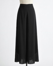 Quince Womens Washable Stretch Silk Palazzo Pants picture