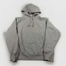 Vintage 2000s Champion Reverse Weave Blank Pullover Hoodie Men's Large Gray picture
